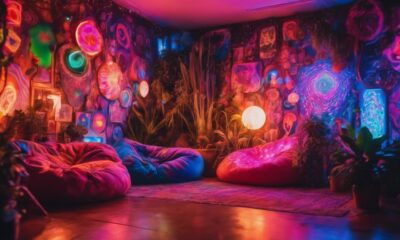 aesthetic trippy room inspiration