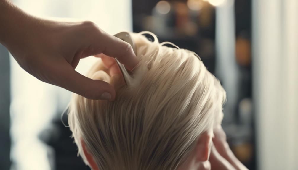 applying hair cream effectively