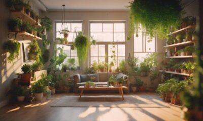 brighten home with plants