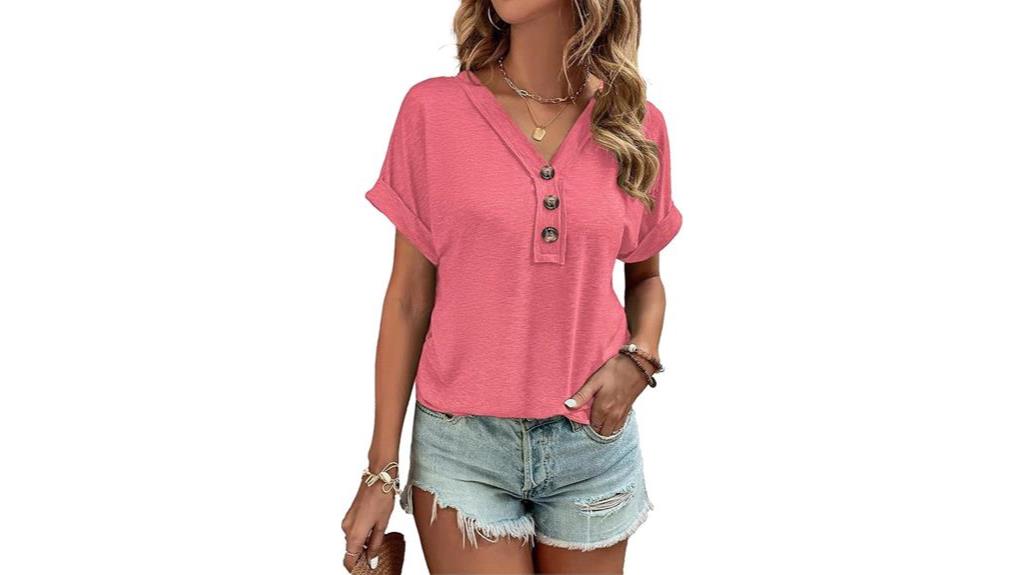 casual women s summer v neck