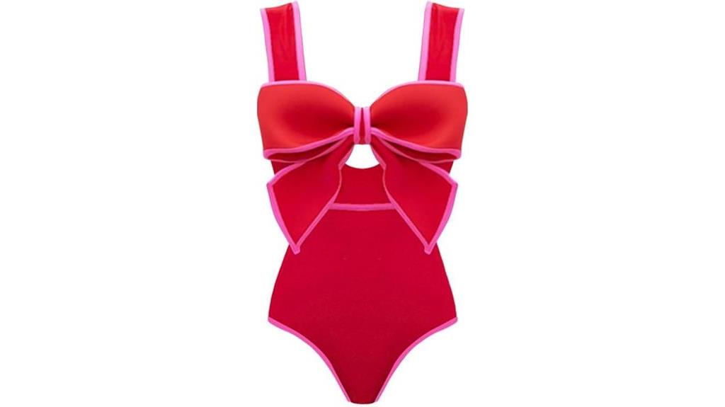 color block swimsuit set