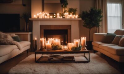 cozy fireplace living room