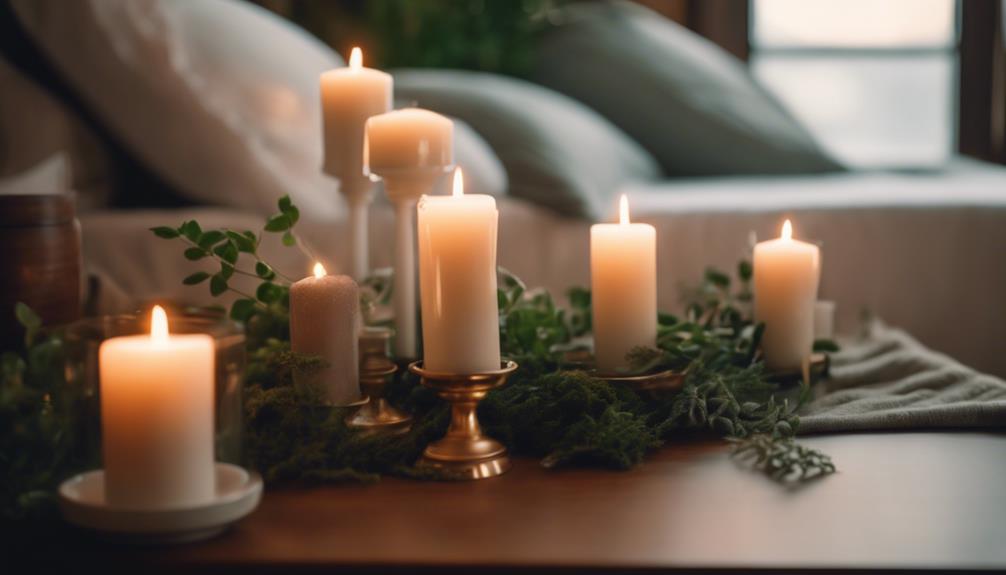 creating atmosphere using candles