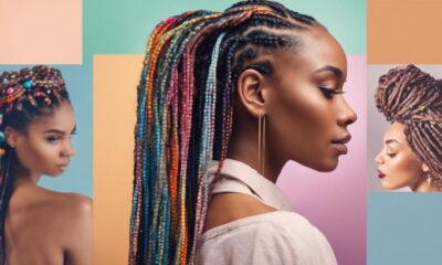 creative box braids styles