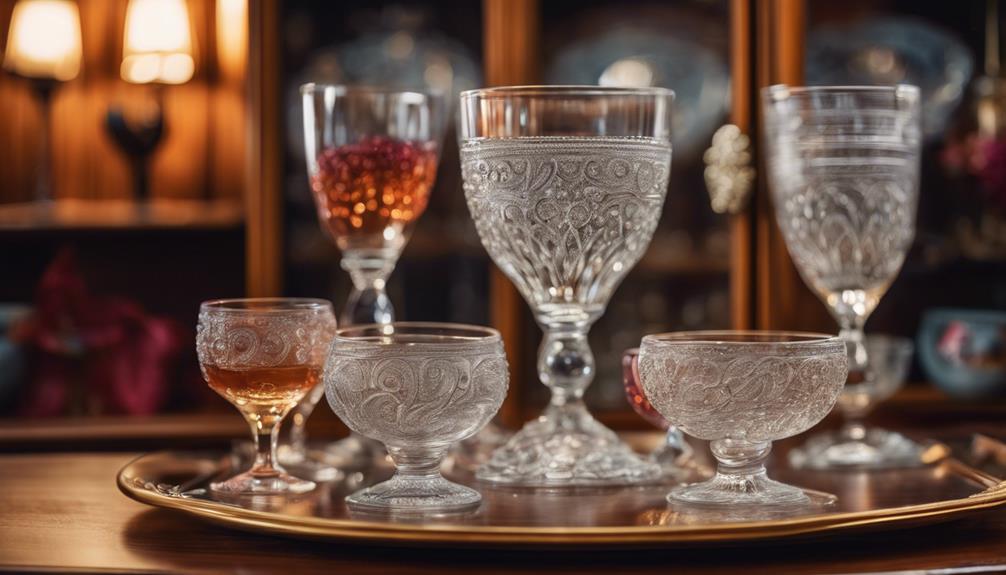 elegant glassware presentation techniques