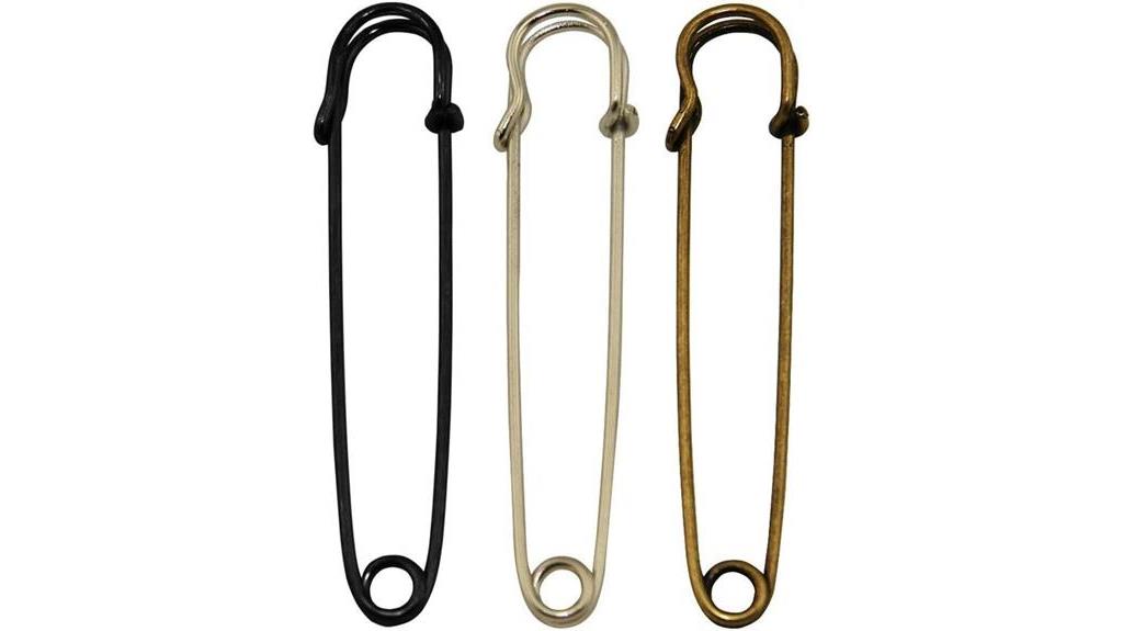 extra large steel safety pins