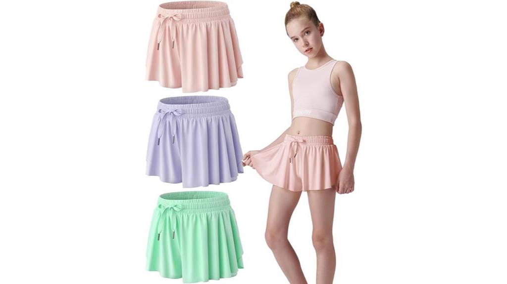 girls flowy shorts pack