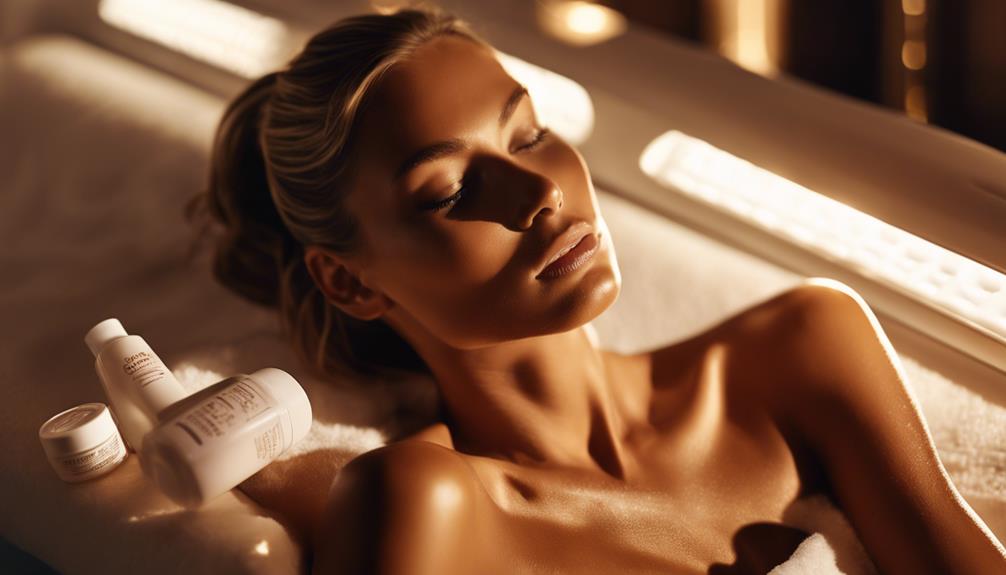 optimal tanning bed techniques