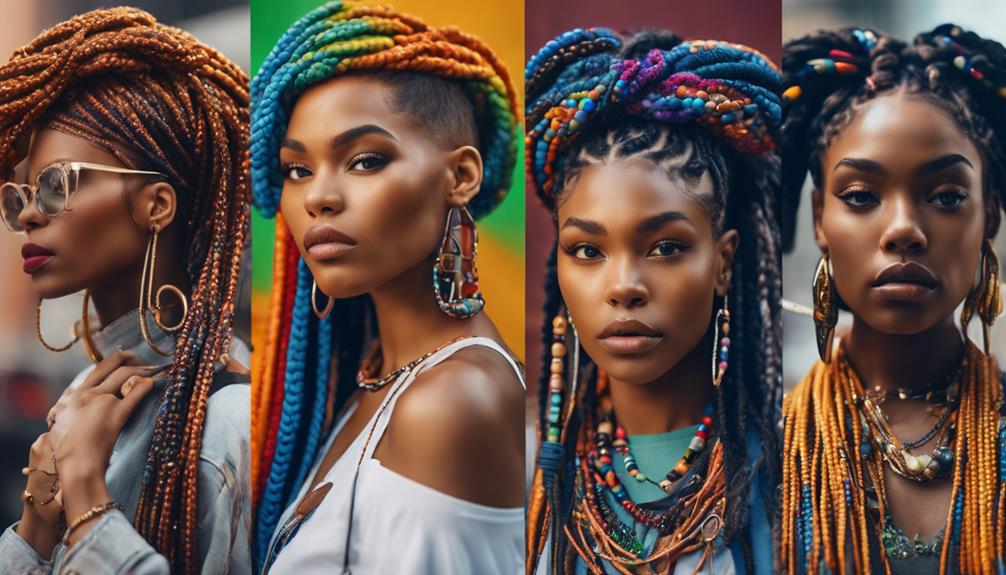 popular box braid trends