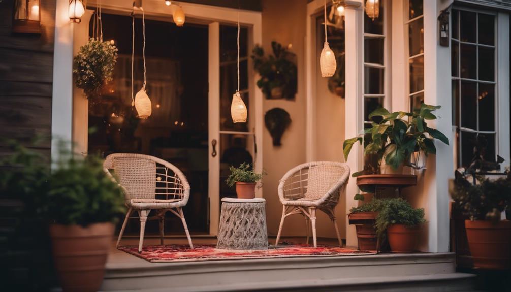 porch size decorating tips