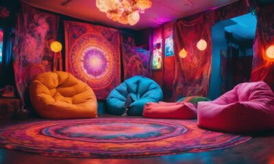 psychedelic aesthetic room ideas