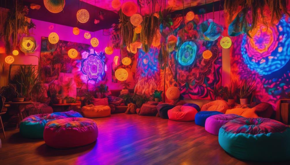 psychedelic room decor ideas