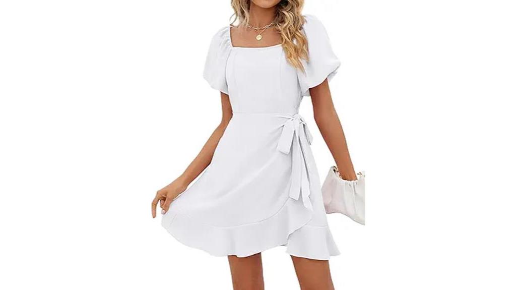 puff sleeve summer dress