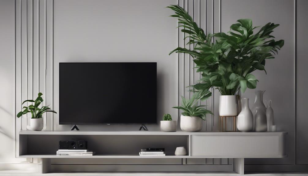 sleek modern tv console ideas