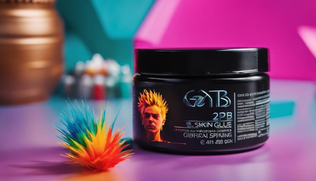 spiking glue vs styling gel