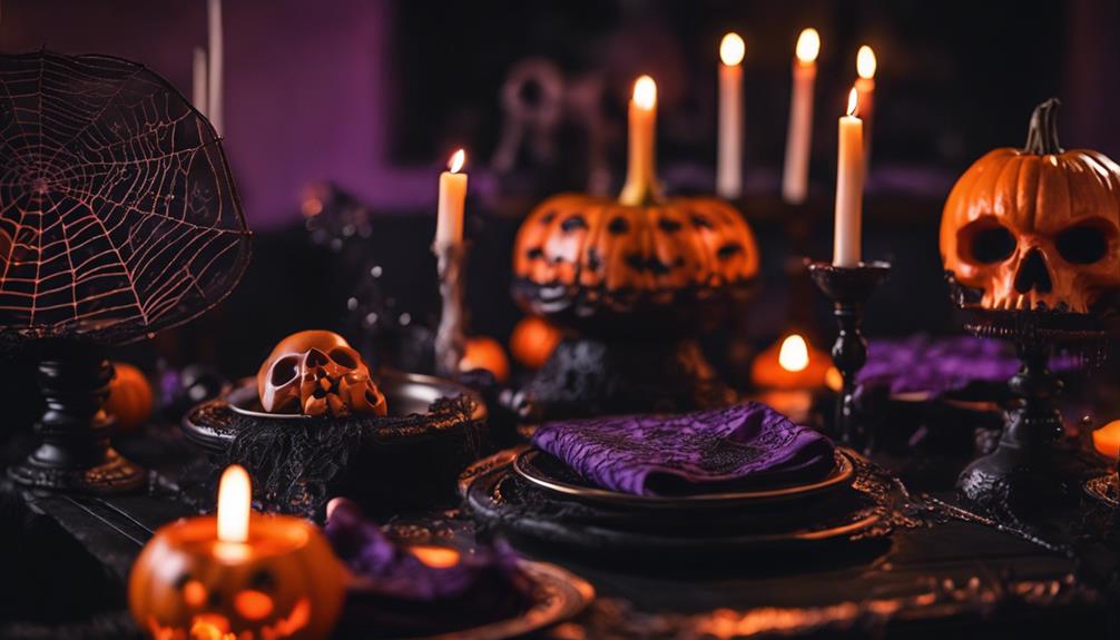 spooky stylish halloween decor