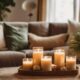 stylish ambiance with candles