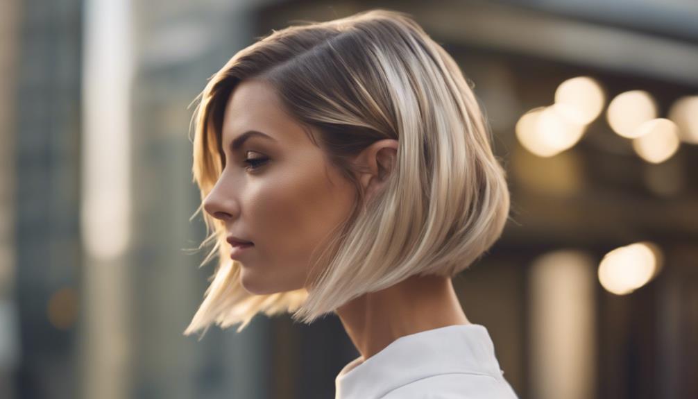 stylish angled bob haircuts