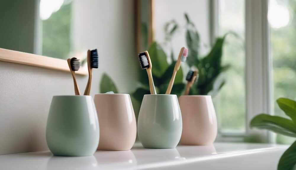 stylish bathroom toothbrush holders