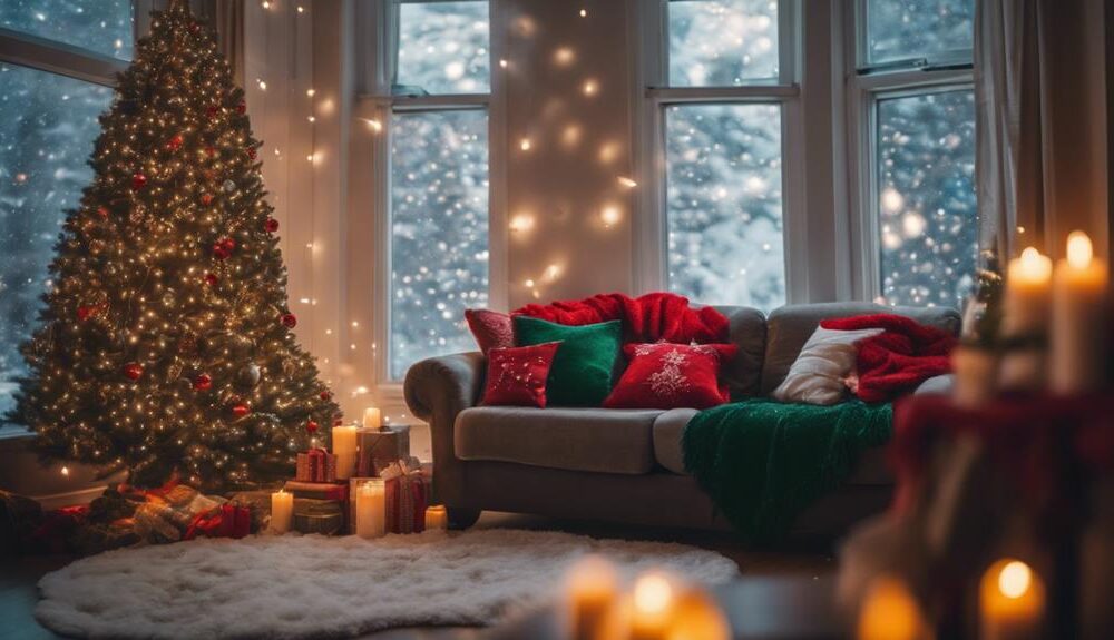 stylish christmas room decor