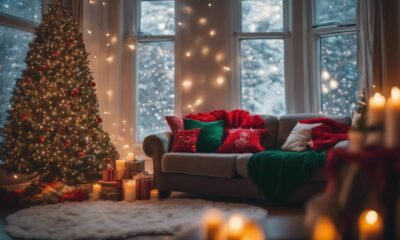 stylish christmas room decor