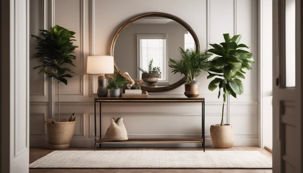 stylish entryway console inspiration