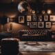 stylish masculine room decor