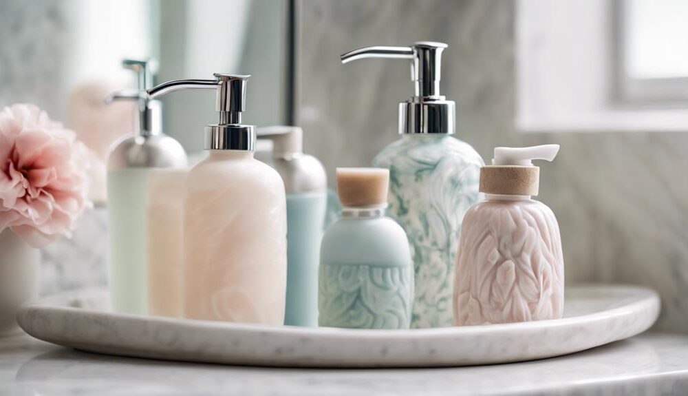 stylish soap dispensers dishes