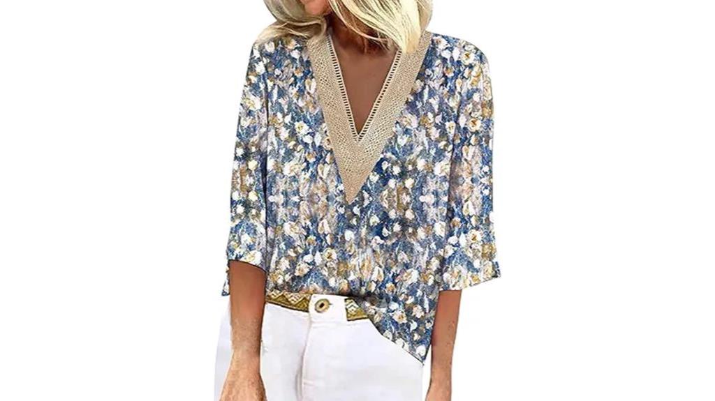 trendy summer lace shirts