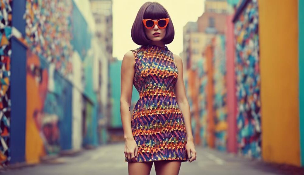 vintage mod fashion twist