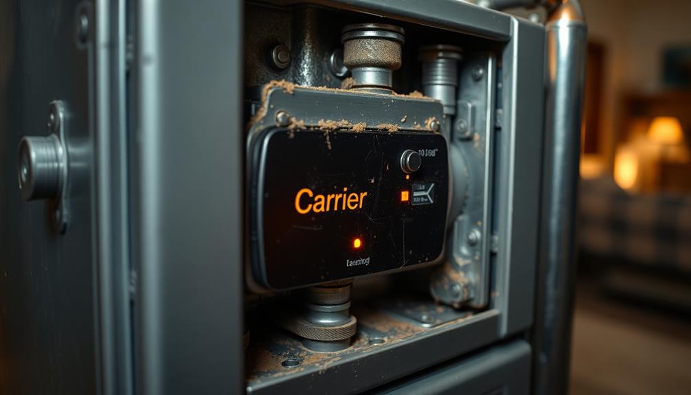 carrier furnace orange light explanation