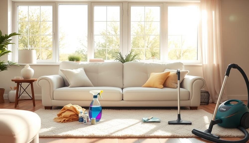 cleaning white sofa guide