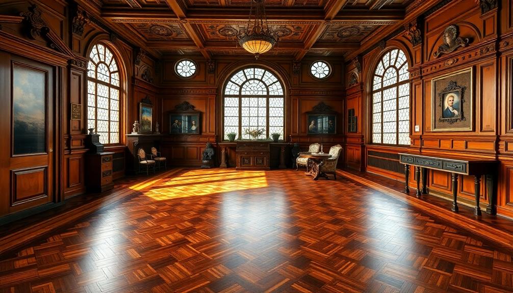 elegant parquet wood patterns