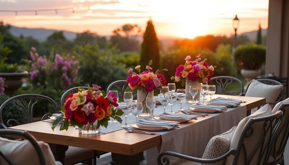 elevate patio table aesthetics