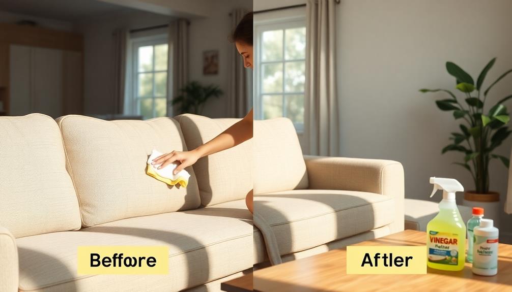 fabric sofa cleaning guide