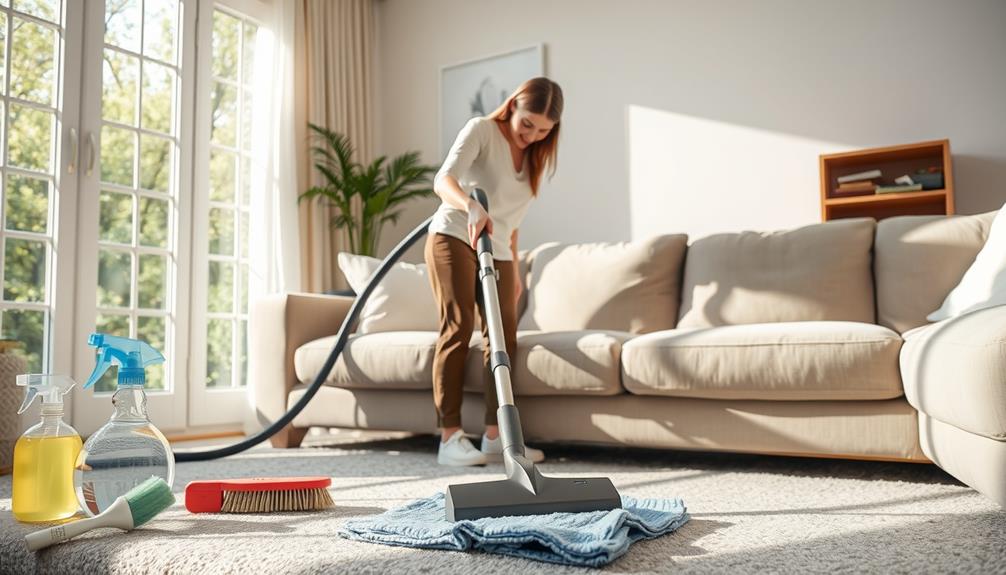 foam cushions deep cleaning