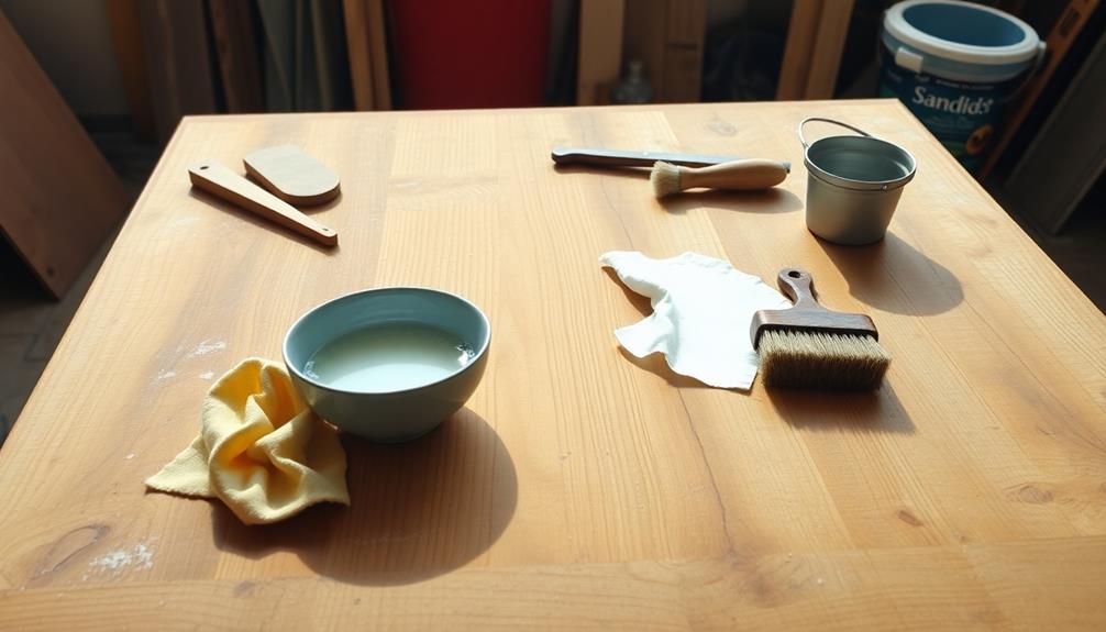 furniture cleaning and preparation