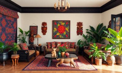 indonesian art home decor