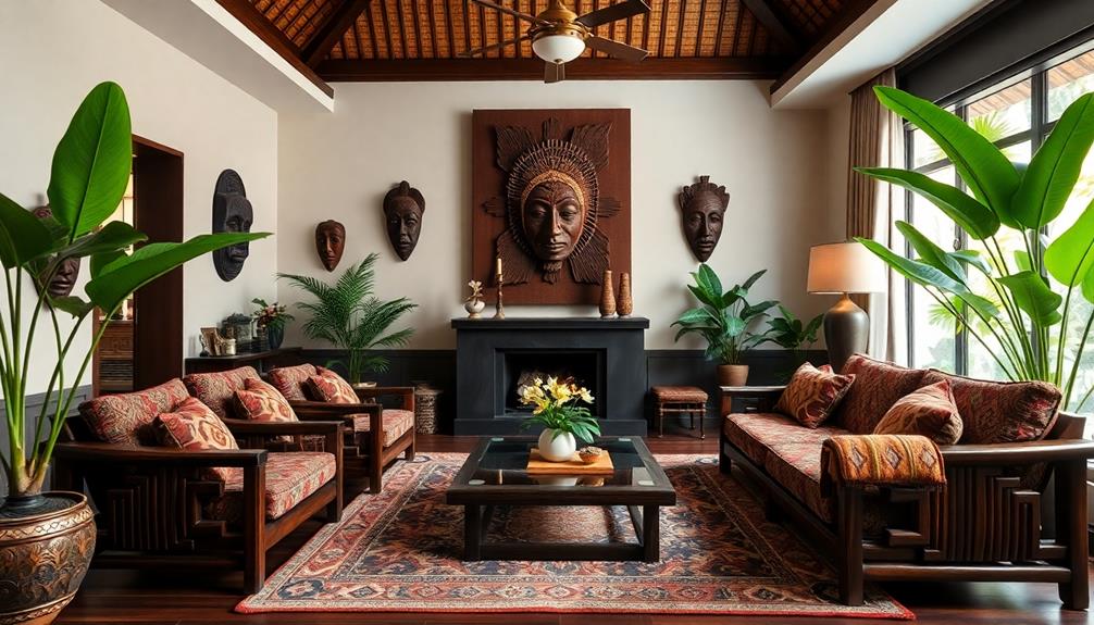 indonesian masculine decor elements