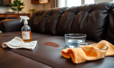 leather sofa stain removal