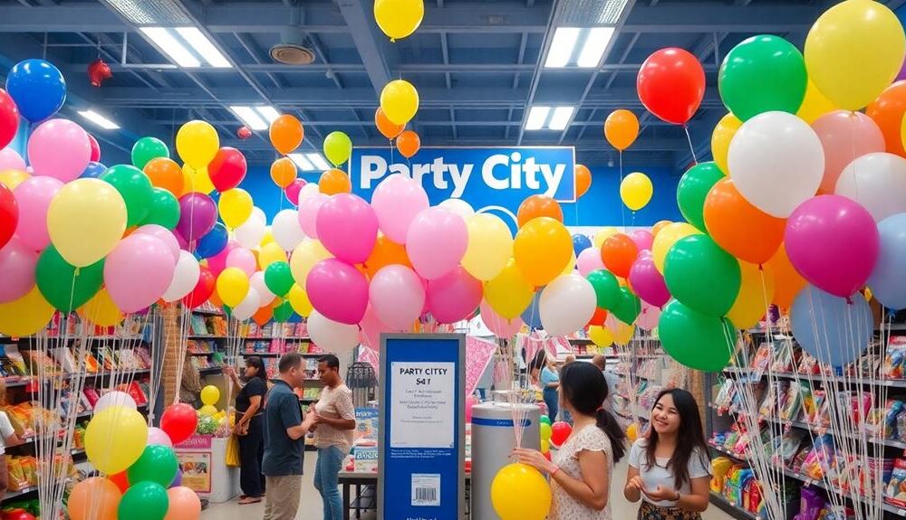 party city balloon filling