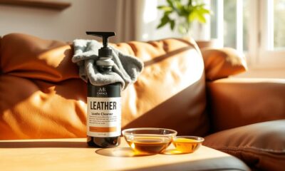 proper leather furniture care