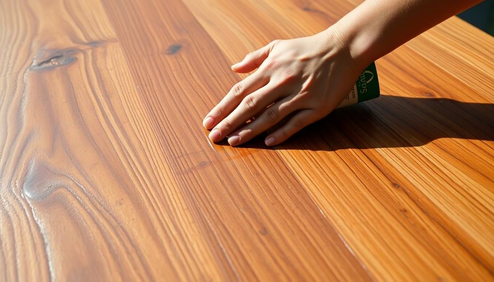 protecting teak wood finish