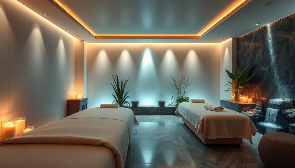 relaxing spa services offered