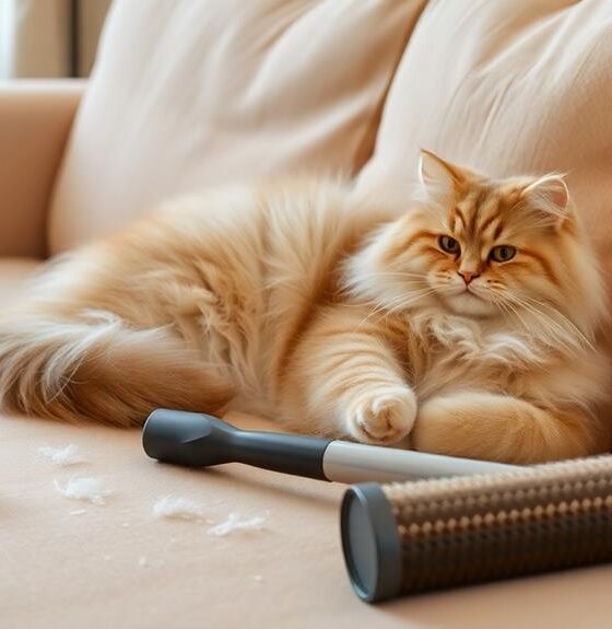 remove cat hair efficiently