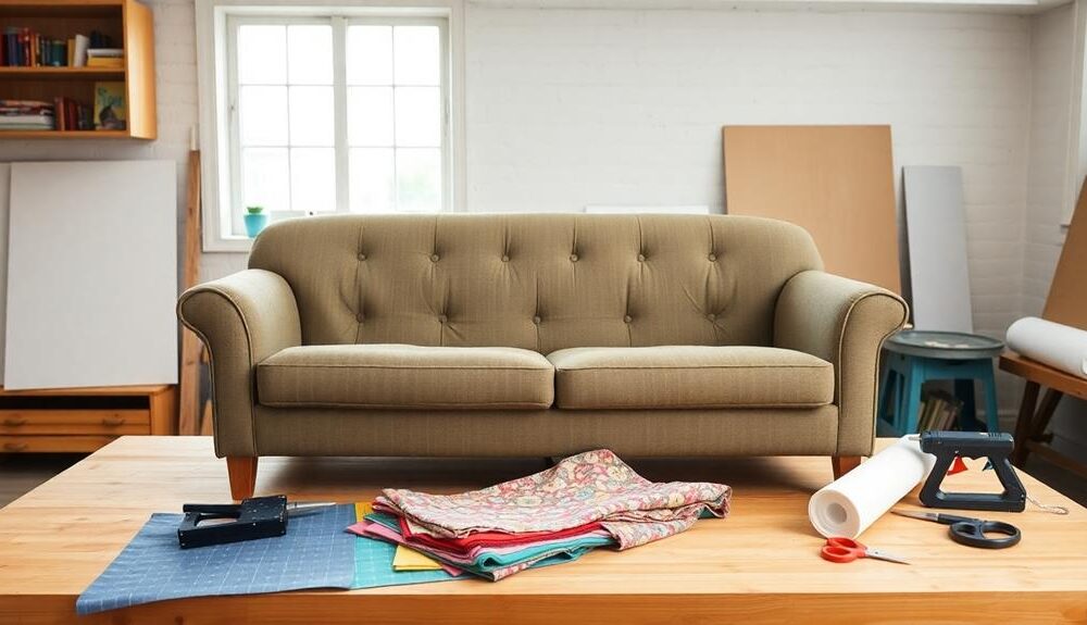 reupholster your sofa easily