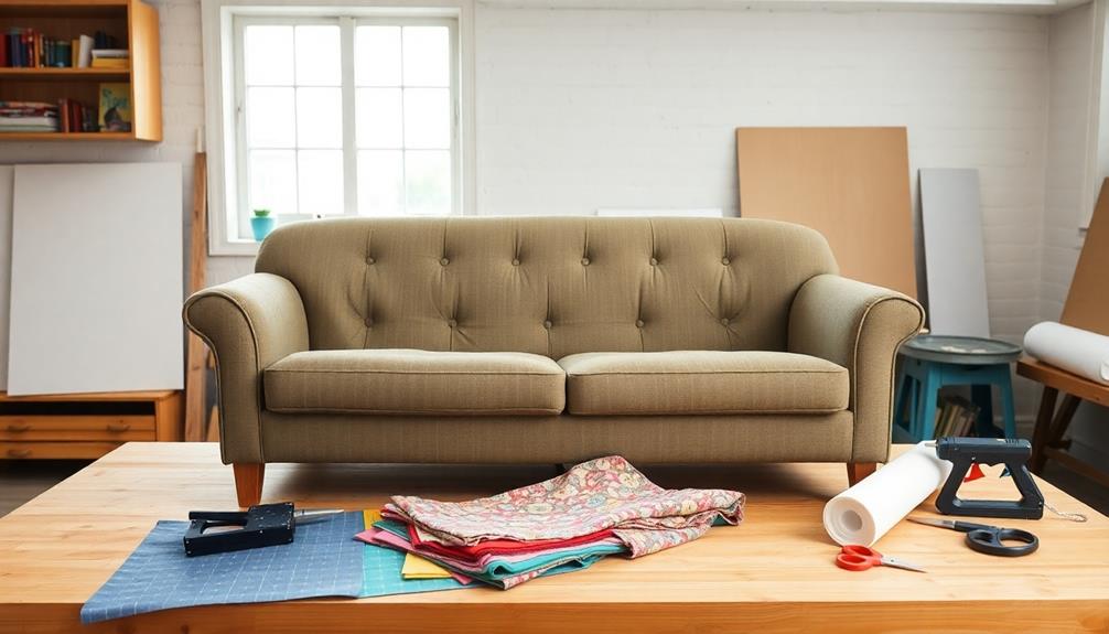 reupholster your sofa easily