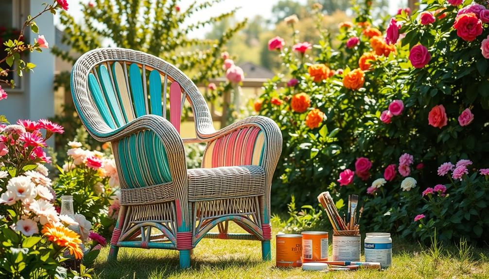 revitalize wicker furniture aesthetically