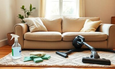 sofa cleaning step by step