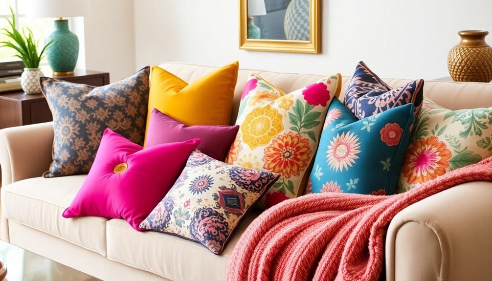 sofa pillow decorating tips